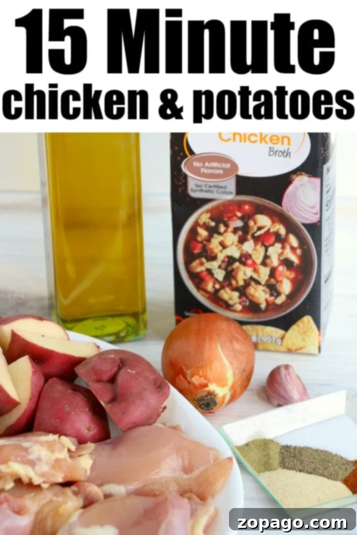 Hearty Instant Pot Chicken and Potatoes 5 Ninja Foodi Chicken and Potatoes - A perfectly cooked one-pot meal.