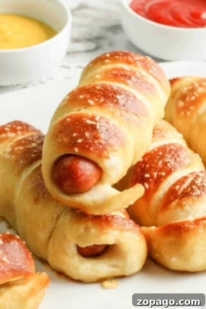 Homemade Auntie Annes Pretzel Dogs 2 Delicious homemade pretzel dog recipe, perfectly golden brown