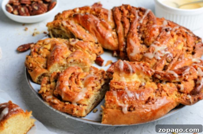 Mastering Homemade Yeast Bread 9 A festive cinnamon wreath bread, a sweet braided bread recipe perfect for special occasions.