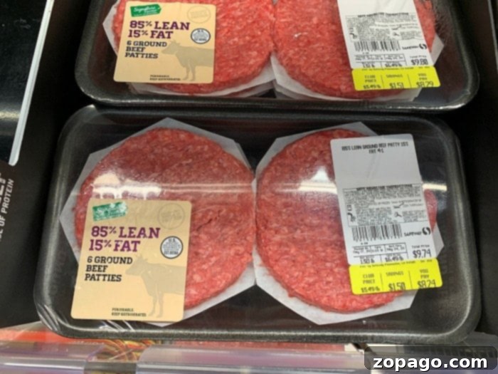 Effortless Instant Pot Foil Burgers 4 Pre-packaged hamburgers ready for cooking in the Instant Pot
