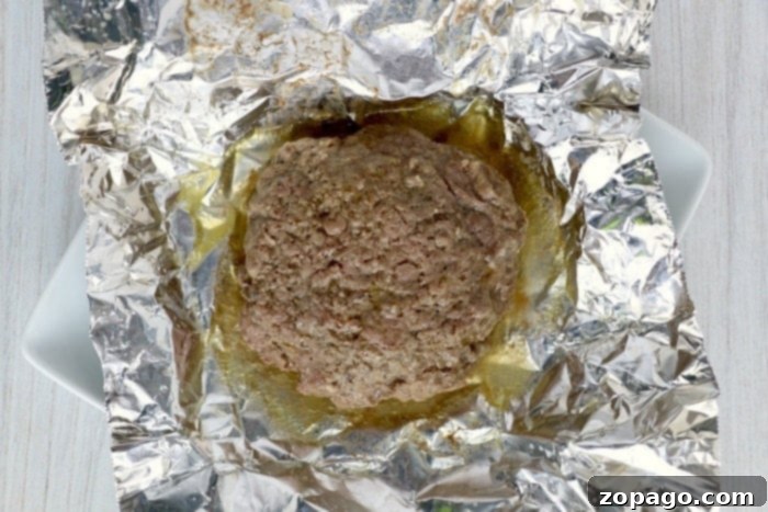 Effortless Instant Pot Foil Burgers 9 Plated Instant Pot hamburgers with toppings