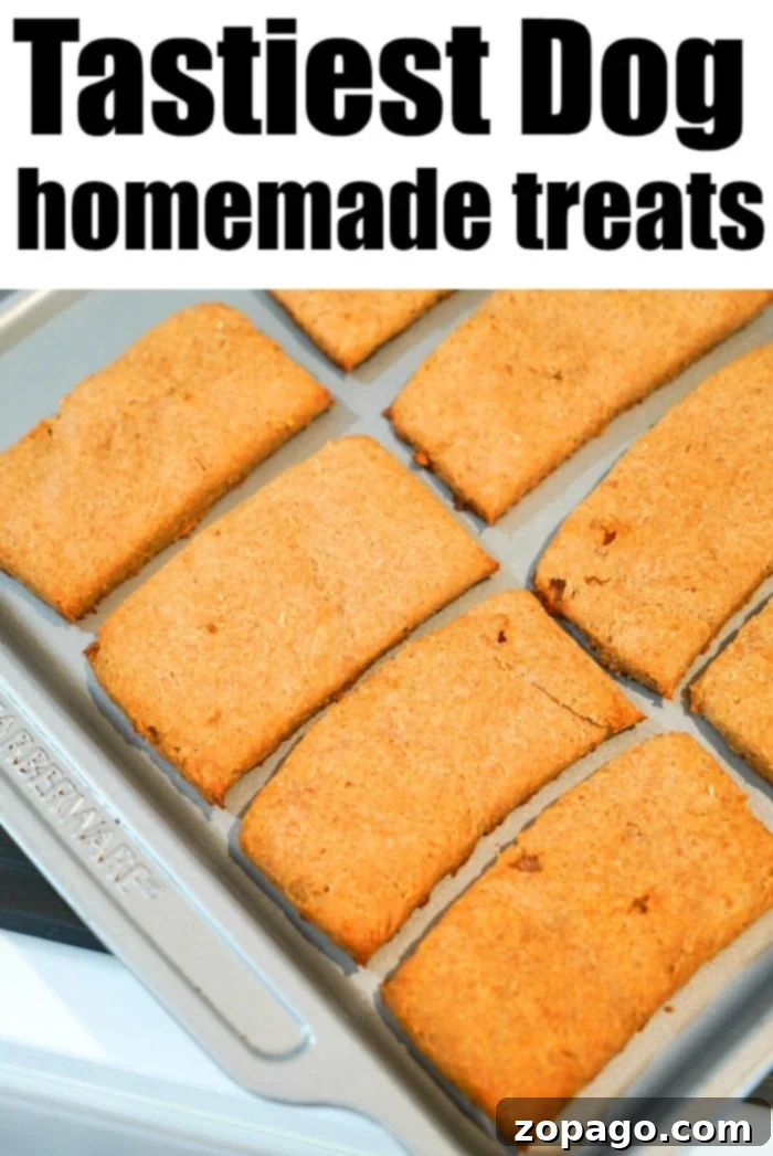 Best homemade dog biscuits made with peanut butter that your puppy will love! Love your pet? These treats only need 5 ingredients and take less than 30 min. how to make homemade dog treats