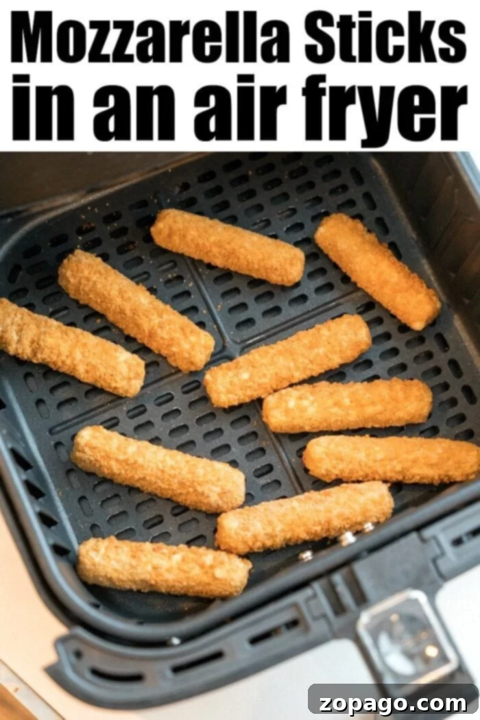 Crispy Frozen Air Fryer Favorites 9 Air fryer mozzarella sticks