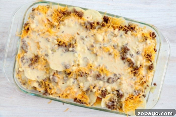 Cook Once, Eat All Week 12 Hearty ground beef casserole, perfect for batch cooking and family meals.