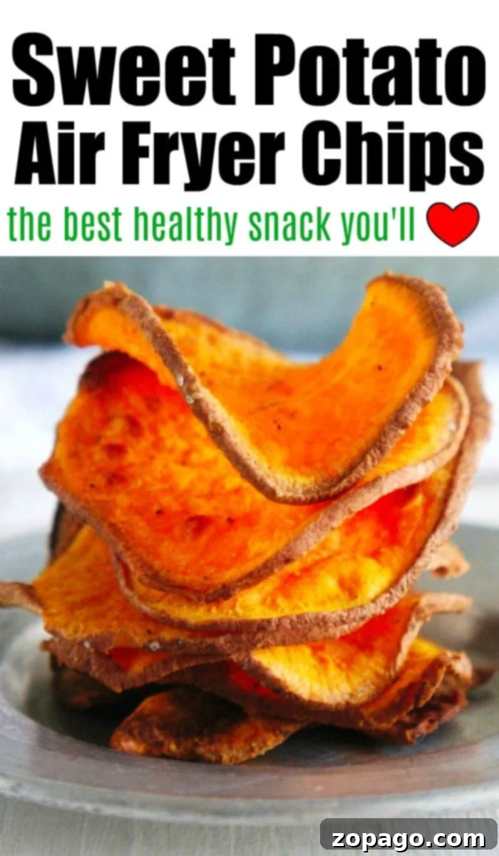 Crispy Air Fryer Sweet Potato Chips 9 air fryer potato chips