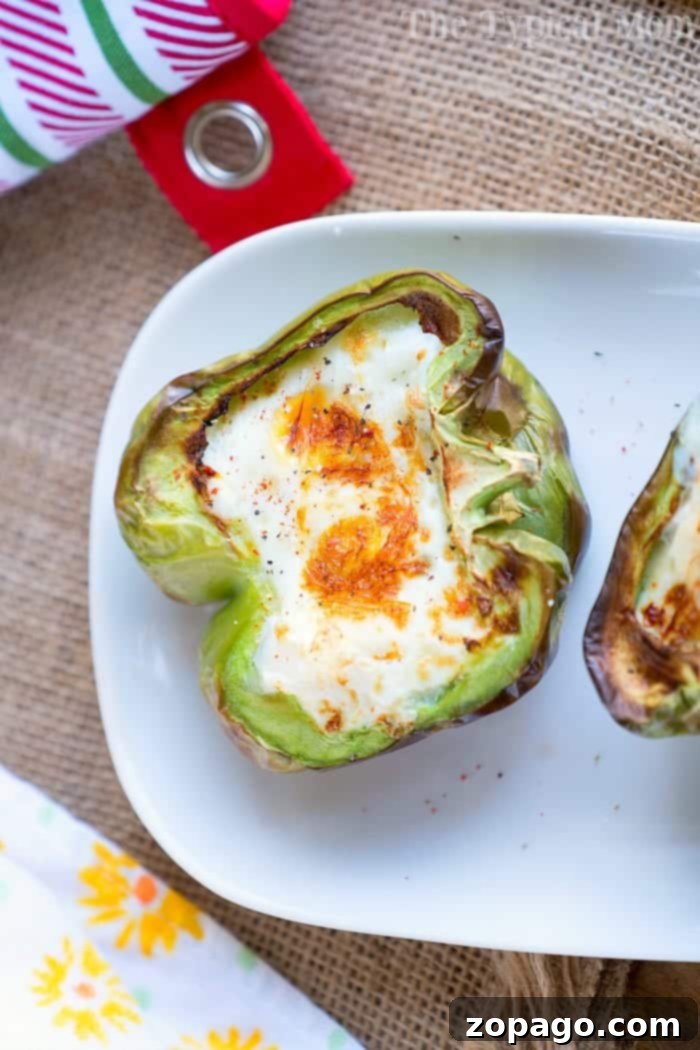 Foolproof Instant Pot Poached Eggs 8 Bell peppers stuffed with eggs and bacon, baked to perfection for a hearty breakfast.