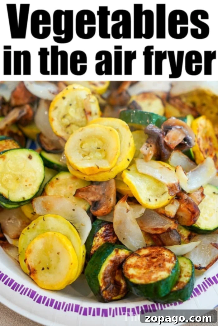 Crispy Air Fryer Vegetable Dishes 10 vegetables in air fryer