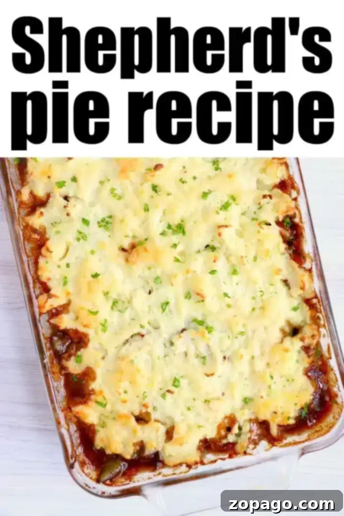 Hearty and easy Shepherd's Pie with ground beef & frozen vegetables for the ultimate comfort meal. Golden-brown Cottage Pie, also known as Shepherd's Pie with ground beef, ready for serving.