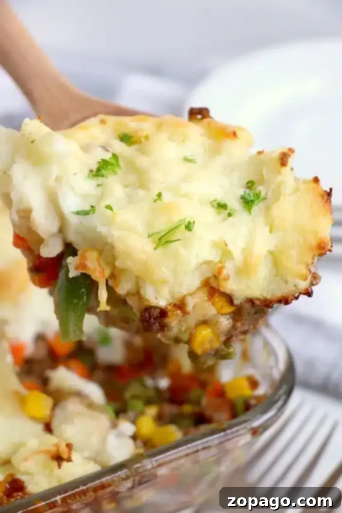 Simple and delicious Shepherd's Pie with ground beef & frozen vegetables for a satisfying meal. Hearty beef Shepherd's Pie, a classic comfort food made easy with ground beef and frozen vegetables.