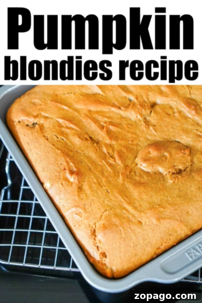 Golden Harvest Pumpkin Bars 5 pumpkin brownies