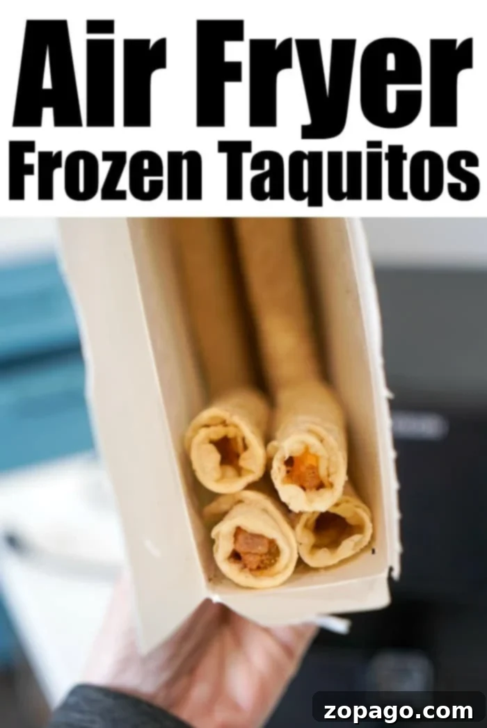 Several air fryer taquitos are arranged in a stack, showcasing their golden-brown color and crispy texture, ready to be enjoyed.