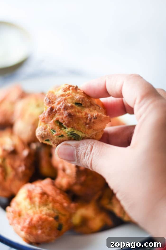 Crispy Air Fryer Hush Puppies 7 Air fried hush puppies from scratch, perfectly golden and ready to eat