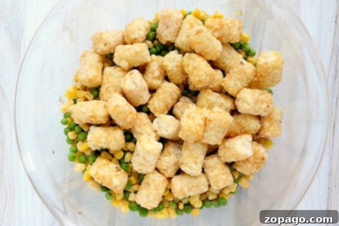 Hearty Ground Beef Tater Tot Casserole 5 tater tot casserole with ground beef