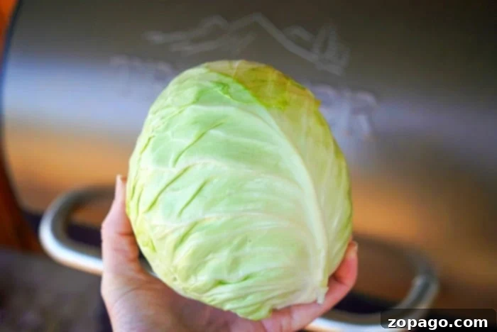 Hearty Smoked Sausage and Cabbage 4 A simple yet flavorful smoked cabbage recipe in a foil pan.