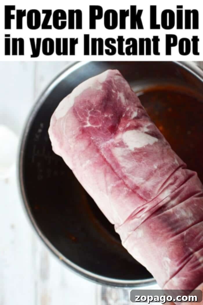 Instant Pot Frozen Meat: The Ultimate No-Thaw Guide 13 instant pot frozen pork tenderloin