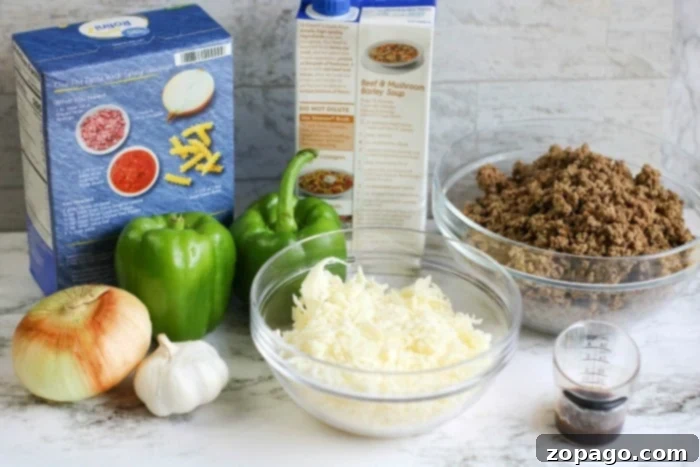 Instant Pot Philly Cheesesteak Pasta 4 Philly Cheesesteak Pasta recipe, featuring creamy rotini noodles and seasoned beef with bell peppers, garnished with fresh parsley.