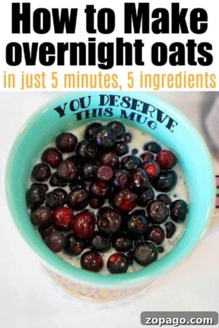 overnight oats with yogurt