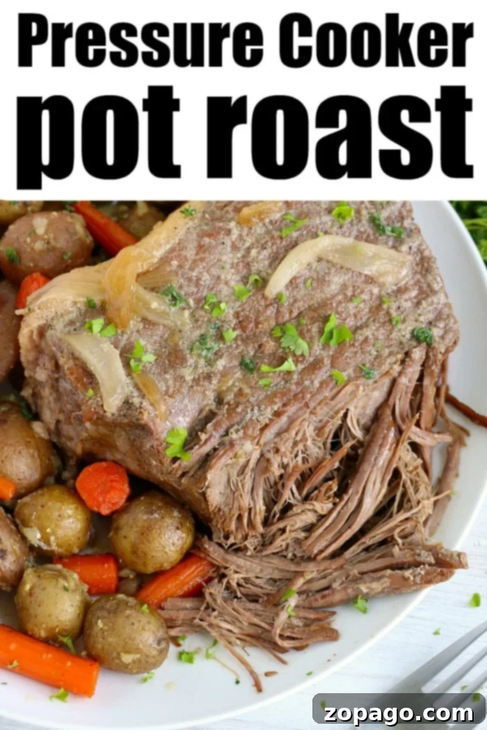 Ninja Foodi One-Pot Wonder 7 Pot roast ready in Ninja Foodi.