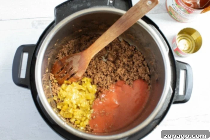 Effortless Instant Pot Enchiladas 4 instant pot ground beef