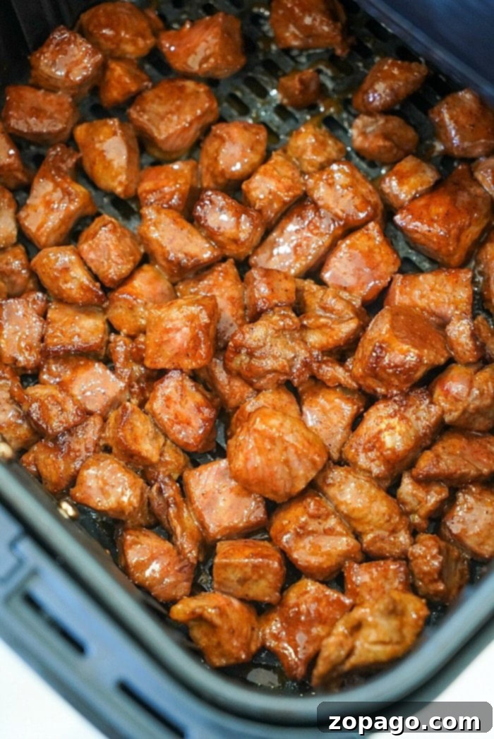 Easy Air Fryer Steak Bites 10 air fryer steak bites