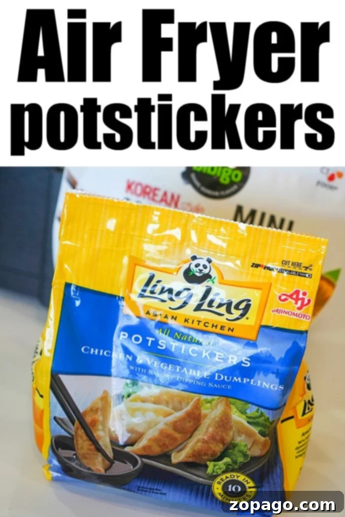air fryer frozen potstickers