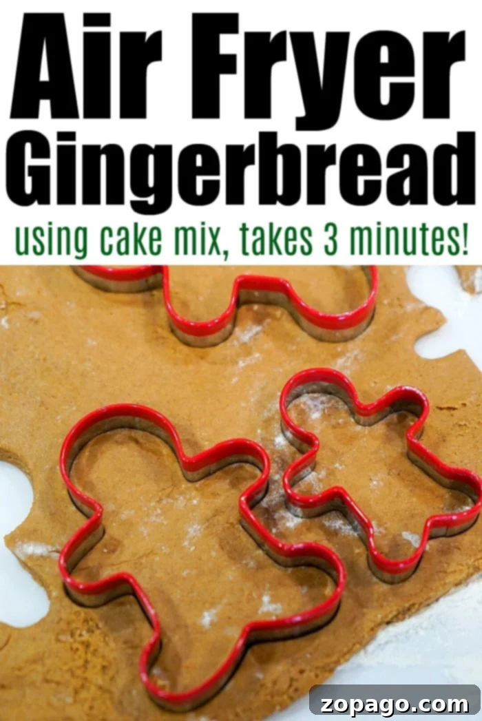 Air Fryer Gingerbread Cookies from Cake Mix 9 A festive display of air fryer gingerbread cookies cooling on a wire rack, ready for holiday celebrations.