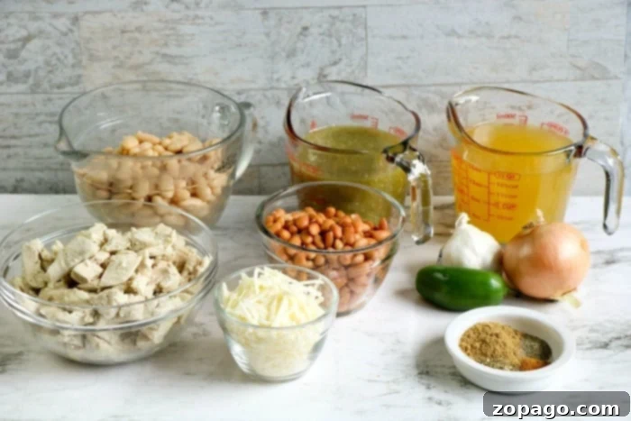 Creamy Crockpot White Chicken Chili 4 white chicken chili crockpot