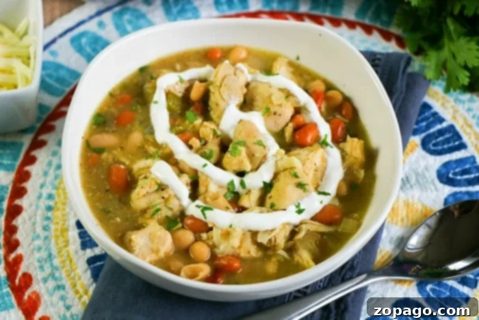 Creamy Crockpot White Chicken Chili 8 creamy white chicken chili crockpot
