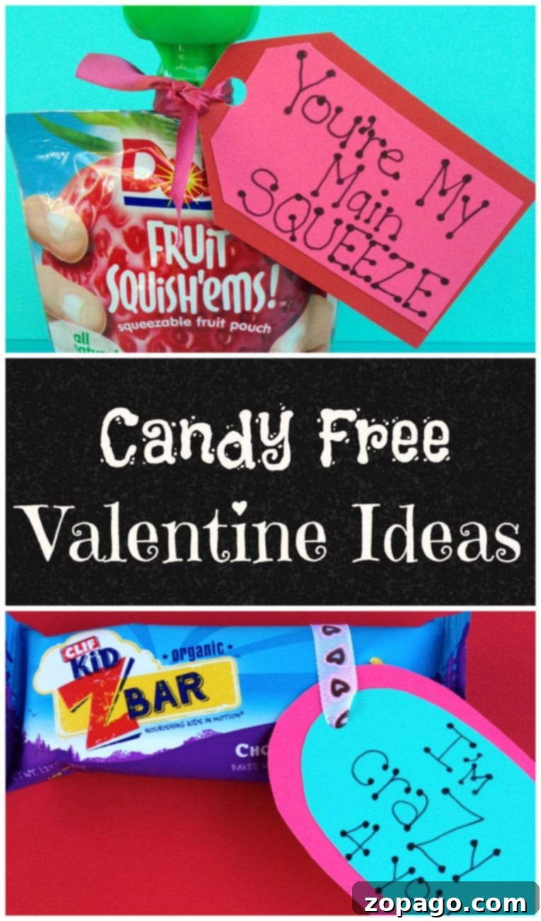 Healthy Snack Bar Valentine Idea Z-bars (kids' Cliff bars) with 'You're Z-Best!' Valentine's tag, a healthy snack alternative.
