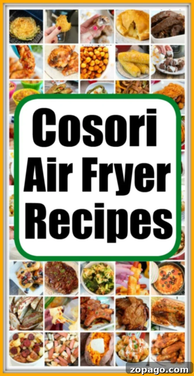 Effortless Cosori Air Fryer Creations 2 Cosori Air Fryer Recipes - a diverse selection of delicious meals for breakfast, lunch, dinner, and dessert, showcasing the versatility of the appliance