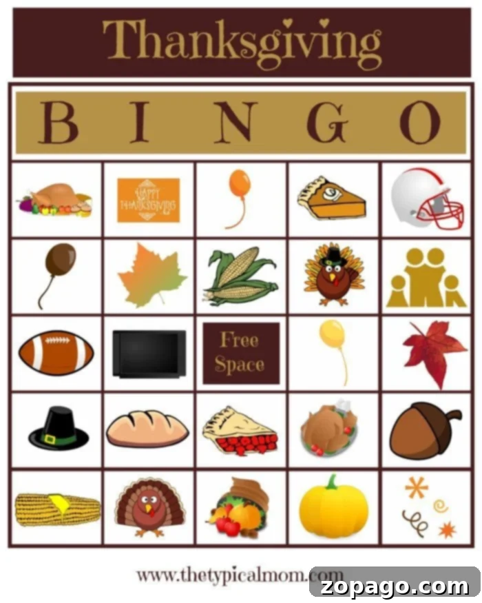 Fun & Free Thanksgiving Color by Number Sheets 6 Thanksgiving Bingo game for kids, a fun and engaging holiday activity perfect for family gatherings or classroom use. This printable game helps children with letter and picture recognition.
