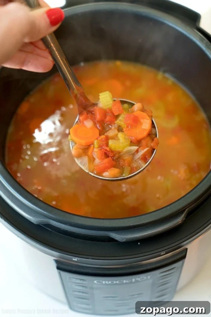 Crockpot Express Pinto Bean Soup - Easy, Healthy, Vegetarian, No Soak Beans Hearty and Easy Crockpot Express Pinto Bean Soup