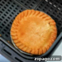 air fryer chicken pot pie