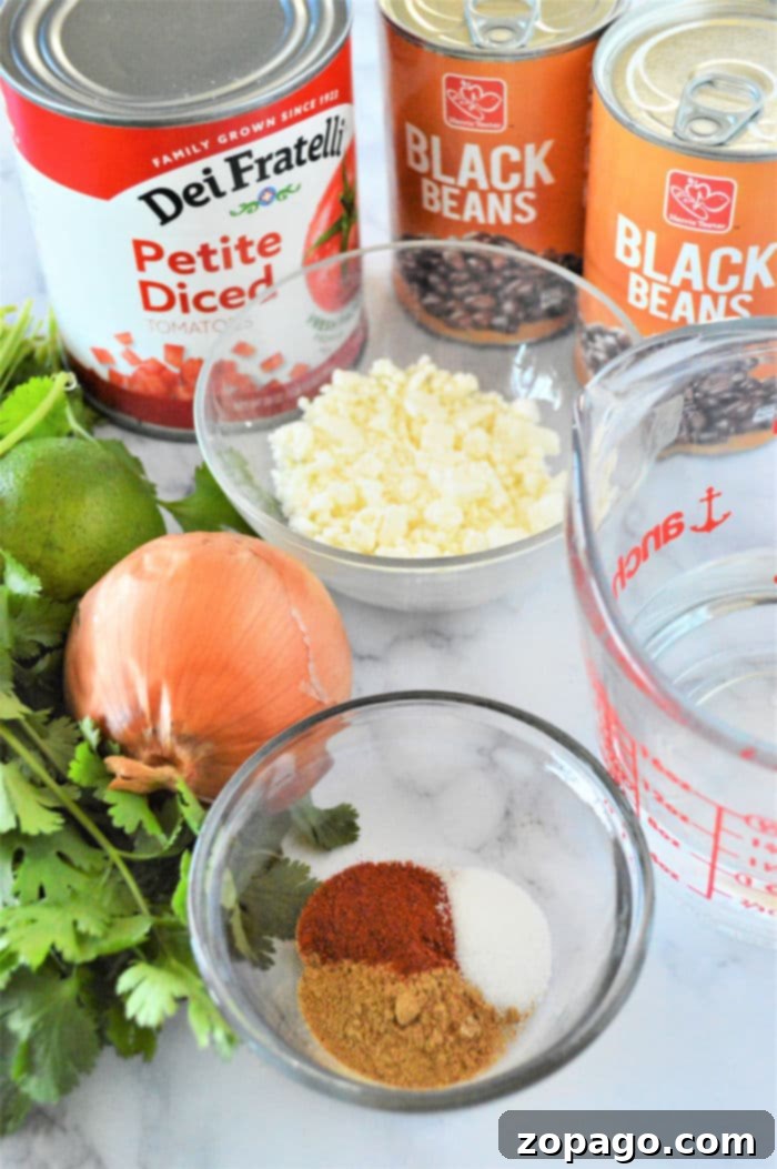 pressure cooker Black Bean Soup
