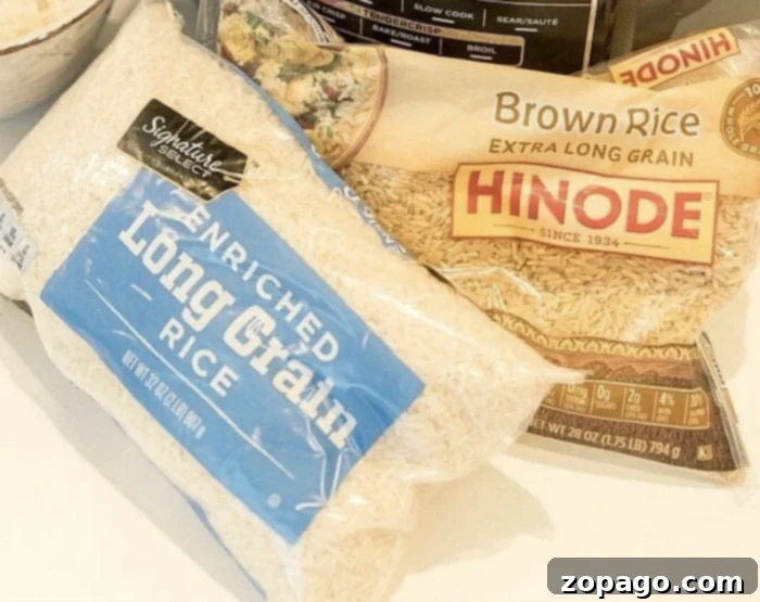 Mastering Fluffy Long Grain White Rice 6 Different types of rice grains, including white and brown rice