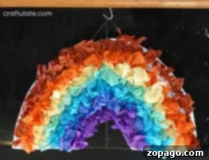 Get Crafty for St. Patrick's Day 4 Handmade Rainbow Mobile decoration