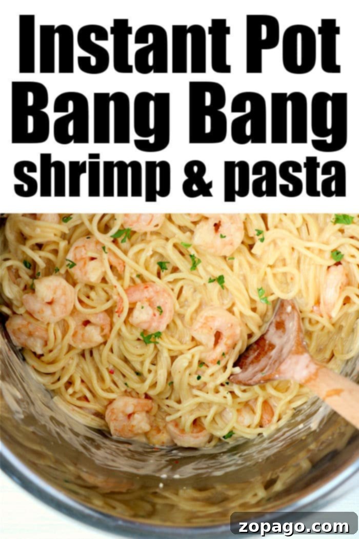 Irresistible Instant Pot Bang Bang Shrimp 8 Instant Pot Shrimp and Pasta served in bowls