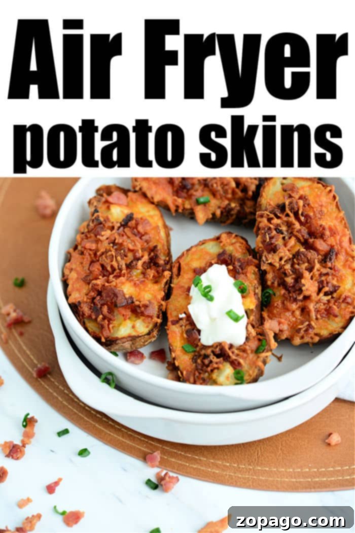 Crispy Air Fryer Potato Skins 9 Ninja Foodi potato skins, perfectly cooked and ready to serve