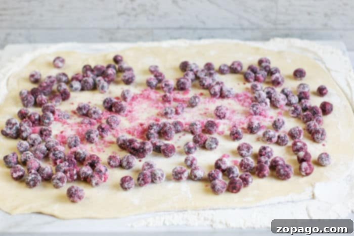 Freshly Baked Blueberry Sweet Rolls 7 blueberry sweet rolls