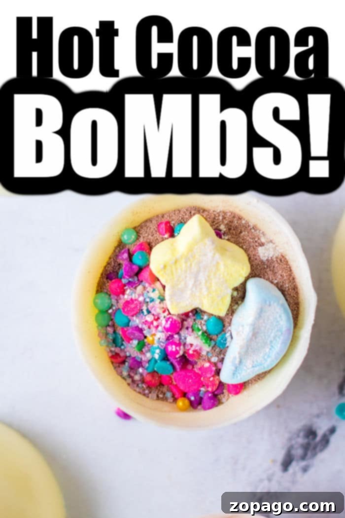 Marshmallow Surprise Chocolate Bombs 6 Hot Cocoa Bombs
