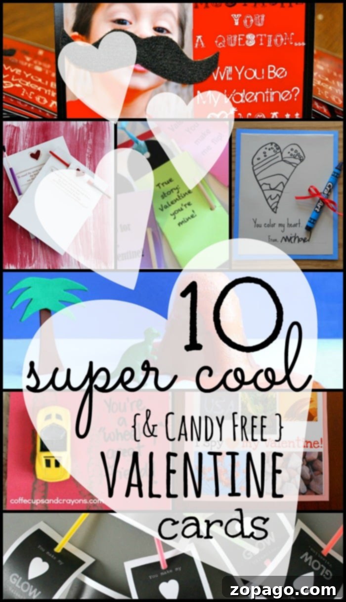 Sweet Valentine Surprises: Free Tags and Treats for Kids 4 Collection of free printable Valentine tags and candy-free Valentine card ideas for kids and classrooms.