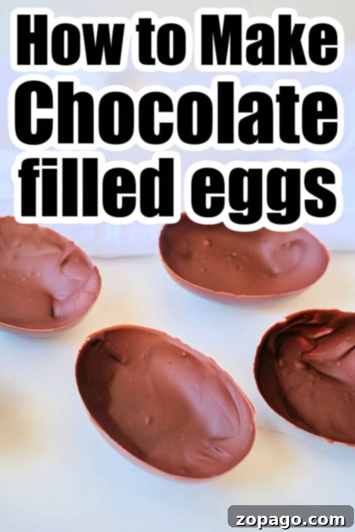 Create Your Own Chocolate Surprise Eggs 4 candy filled eggs