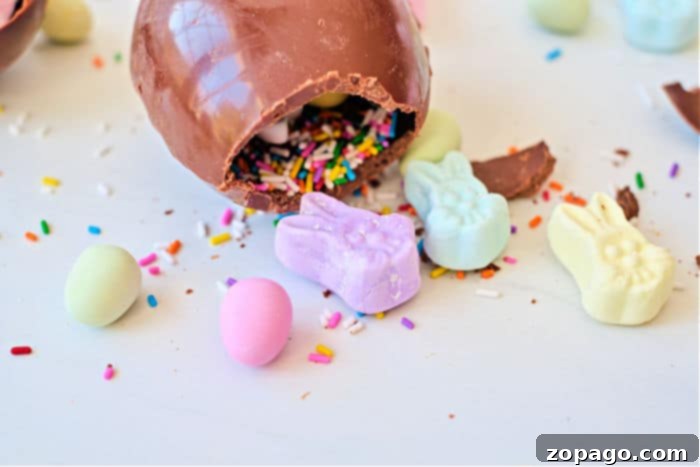 Create Your Own Chocolate Surprise Eggs 6 hollow chocolate eggs