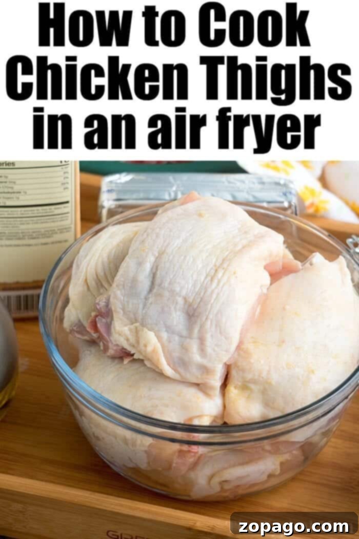 Air Fryer Chicken Thighs