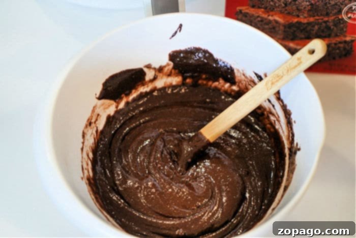 brownie batter