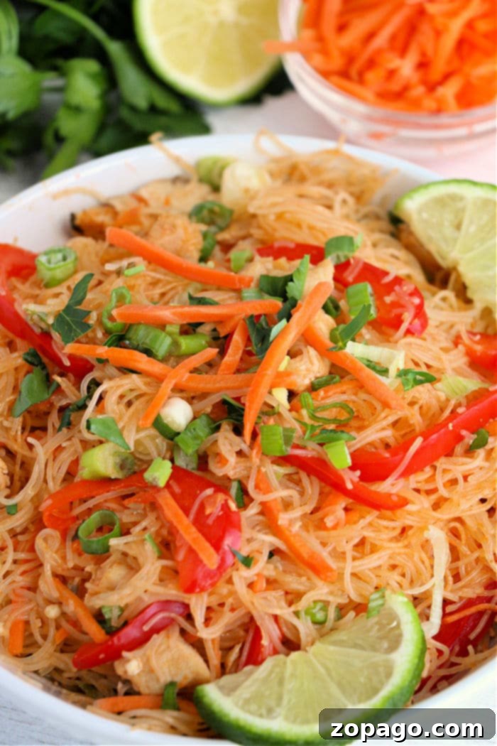 Quick Instant Pot Pad Thai 7 Pad Thai Instant Pot finished dish