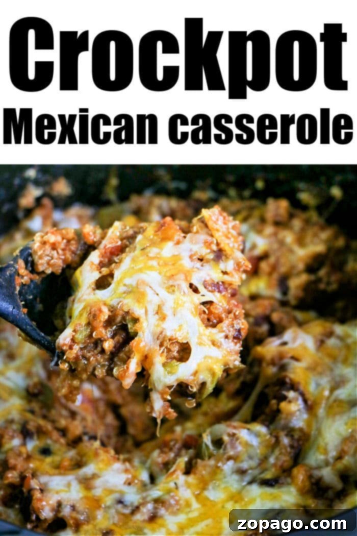 Easy Crockpot Enchilada Casserole 8 mexican Casserole