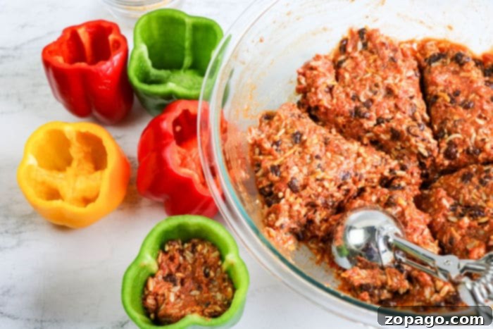 Slow Cooker Stuffed Bell Peppers 5 crockpot stuffed peppers no rice