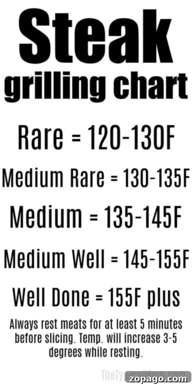 Achieving Perfect Steak Temperature 9 air fryer steak cooking chart