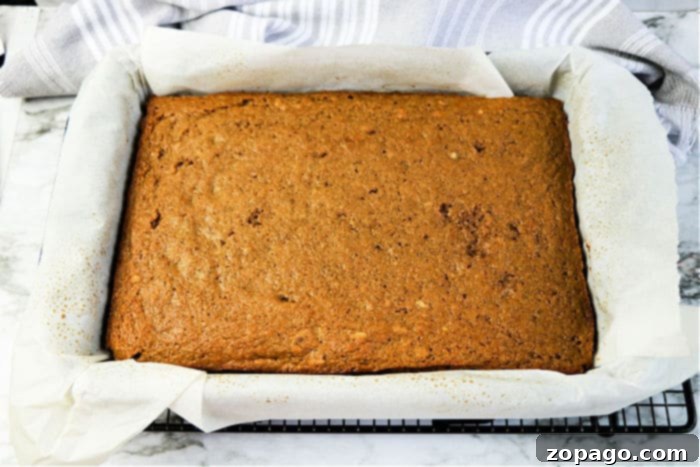 Warm Spiced Applesauce Cake 5 A top-down view of the best Applesauce Cake, sliced and ready to serve